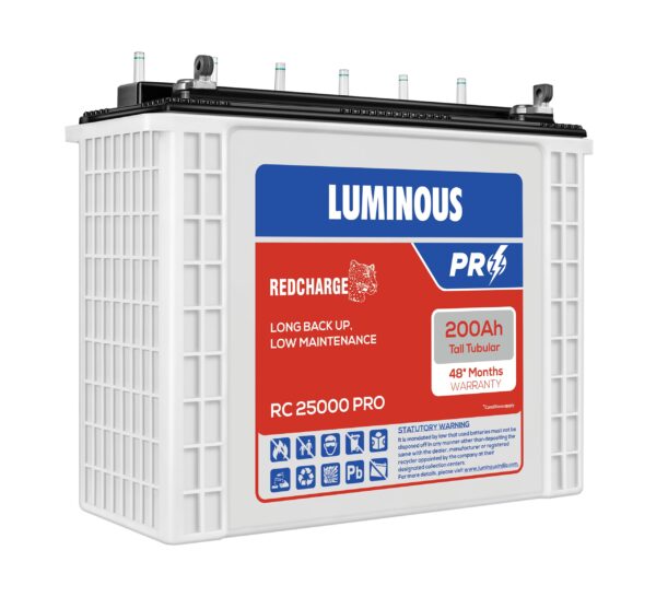 Luminous Volt 200 Tubular Battery